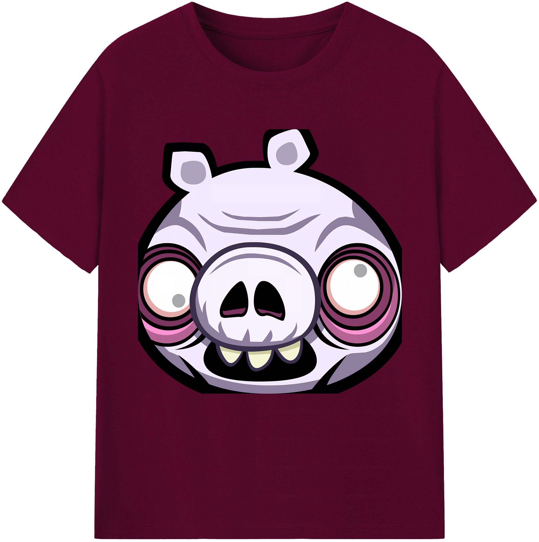 （画像用） Angry Birds アングリーバード レディースカジュアルプリントTシャツ（綿100％）